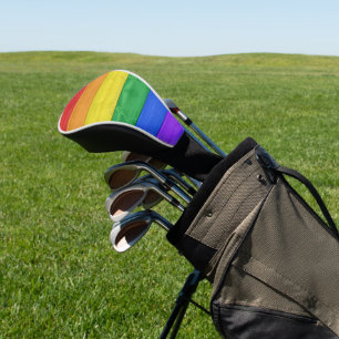 SlipperyJoe's klassischer Regenbogen-Tastsinn hand Golf Headcover