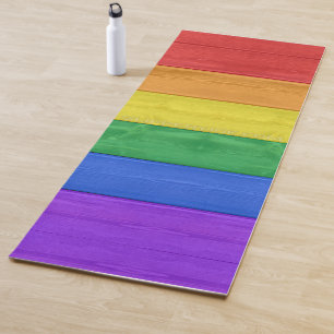 SlipperyJoe's klassischer Regenbogen-Tastsinn hand Yogamatte