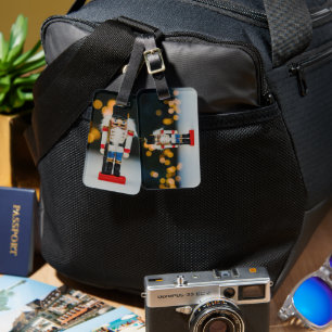 SlipperyJoes klassischer Weihnachts-Nussknacker-Sc Gepäckanhänger