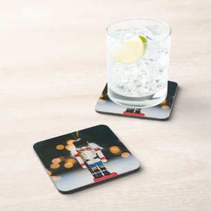 SlipperyJoes klassischer Weihnachts-Nussknacker-Sc Getränkeuntersetzer