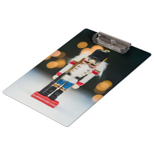 SlipperyJoes klassischer Weihnachts-Nussknacker-Sc Klemmbrett