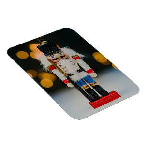 SlipperyJoes klassischer Weihnachts-Nussknacker-Sc Magnet