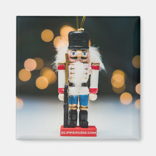 SlipperyJoes klassischer Weihnachts-Nussknacker-Sc Magnet