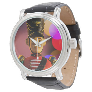 SlipperyJoes klassischer Weihnachts-Spielzeugsolda Armbanduhr