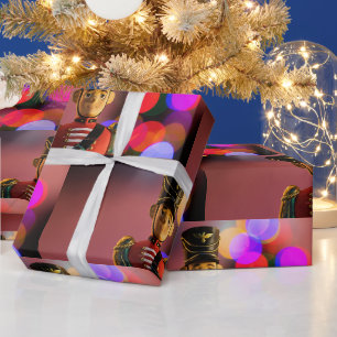 SlipperyJoes klassischer Weihnachts-Spielzeugsolda Geschenkpapier