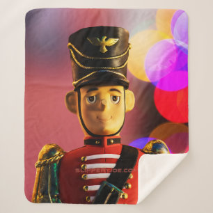 SlipperyJoes klassischer Weihnachts-Spielzeugsolda Sherpadecke