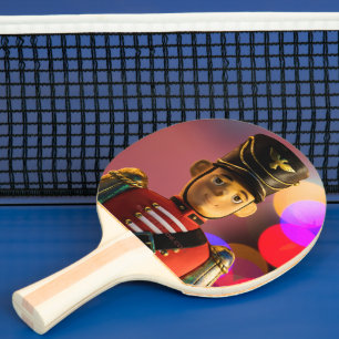 SlipperyJoes klassischer Weihnachts-Spielzeugsolda Tischtennis Schläger