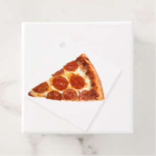 SlipperyJoe's klassisches Pepperoni-Pizza-Stück ge Geschenkanhänger