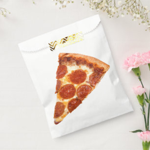 SlipperyJoe's klassisches Pepperoni-Pizza-Stück ge Geschenktütchen