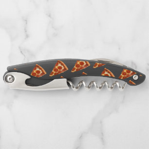 SlipperyJoe's klassisches Pepperoni-Pizza-Stück ge Kellnermesser