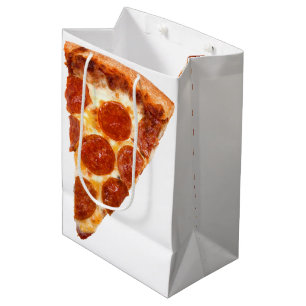SlipperyJoe's klassisches Pepperoni-Pizza-Stück ge Mittlere Geschenktüte