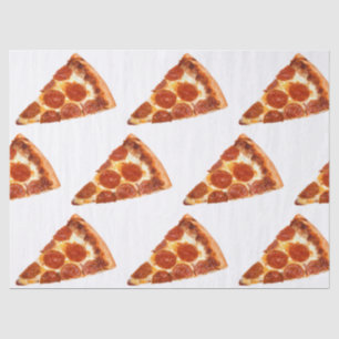SlipperyJoe's klassisches Pepperoni-Pizza-Stück ge Seidenpapier
