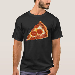 SlipperyJoe's klassisches Pepperoni-Pizza-Stück ge T-Shirt