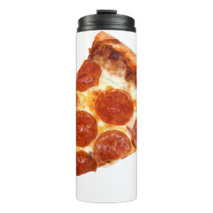 SlipperyJoe's klassisches Pepperoni-Pizza-Stück ge Thermosbecher