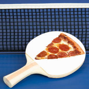 SlipperyJoe's klassisches Pepperoni-Pizza-Stück ge Tischtennis Schläger