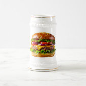 SlipperyJoe's köstlich gestapelte Hamburger-Thic Bierglas (Mittel)