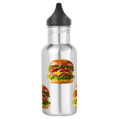 SlipperyJoe's köstlich gestapelte Hamburger-Thic Edelstahlflasche (Links)
