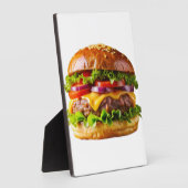 SlipperyJoe's köstlich gestapelte Hamburger-Thic Fotoplatte (Seite)