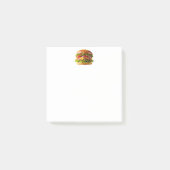 SlipperyJoe's köstlich gestapelte Hamburger-Thic Post-it Klebezettel (Vorderseite)