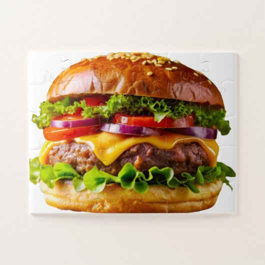 SlipperyJoe's köstlich gestapelte Hamburger-Thic Puzzle (Horizontal)