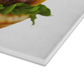 SlipperyJoe's köstlich gestapelte Hamburger-Thic Schneidebrett (Ecke)