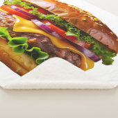 SlipperyJoe's köstlich gestapelte Hamburger-Thic Sherpadecke (3/4)