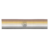 SlipperyJoe's künstlerische Bären Wood Gay Geschen Kurzer Tischläufer (Horizontal)