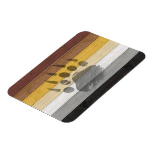 SlipperyJoe's künstlerische Bären Wood Gay Geschen Magnet