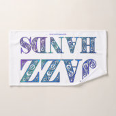 SlipperyJoe's künstlerische Jazz Hands lebendige F Badhandtuch Set (Handtuch)