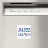SlipperyJoe's künstlerische Jazz Hands lebendige F Magnet (In Situ (Geschirrspüler))