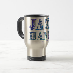 SlipperyJoe's künstlerische Jazzhände lebendige Fa Reisebecher