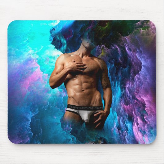 SlipperyJoe's künstlerische Unterwäsche Schwulenpr Mousepad (Vorne)