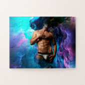 SlipperyJoe's künstlerische Unterwäsche Schwulenpr Puzzle (Horizontal)