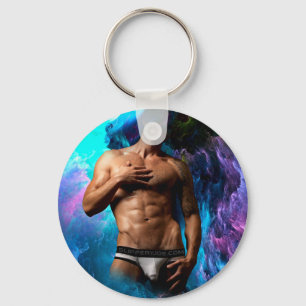 SlipperyJoe's künstlerische Unterwäsche Schwulenpr Schlüsselanhänger