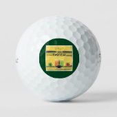 SlipperyJoe's Kwanzaa warm celebratory tone tradit Golfball (Vorderseite)