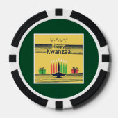 SlipperyJoe's Kwanzaa warm celebratory tone tradit Pokerchips (Vorderseite)