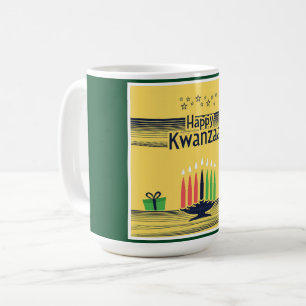 SlipperyJoe's Kwanzaa warme feierliche Tontraditio Kaffeetasse