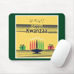 SlipperyJoe's Kwanzaa warme feierliche Tontraditio Mousepad