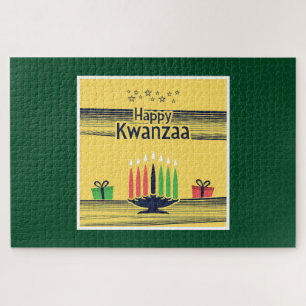SlipperyJoe's Kwanzaa warme feierliche Tontraditio Puzzle
