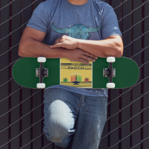 SlipperyJoe's Kwanzaa warme feierliche Tontraditio Skateboard