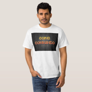 SlipperyJoe's laufendes Kommando mit gelbem Orange T-Shirt