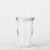 SlipperyJoe's lebendige Speisekarte mit Eis Acryltrinkbecher (Links)