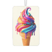 SlipperyJoe's lebendige Speisekarte mit Eis Autolufterfrischer (Rückseite)