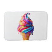 SlipperyJoe's lebendige Speisekarte mit Eis Badematte (Vorderseite)