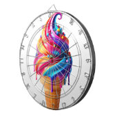 SlipperyJoe's lebendige Speisekarte mit Eis Dartscheibe (Vorderseite rechts)