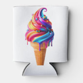 SlipperyJoe's lebendige Speisekarte mit Eis Dosenkühler (Vorderseite)