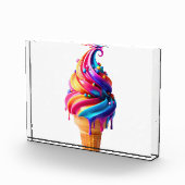 SlipperyJoe's lebendige Speisekarte mit Eis Fotoblock (Rechts)