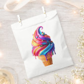 SlipperyJoe's lebendige Speisekarte mit Eis Geschenktütchen (Ausgeschnitten)