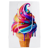 SlipperyJoe's lebendige Speisekarte mit Eis Mittlere Geschenktüte (Rückseite)