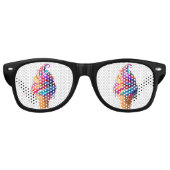 SlipperyJoe's lebendige Speisekarte mit Eis Partybrille (Vorderseite)